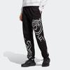 adidas Мужские джоггеры с граффити Originals Trefoil X André Saraiva, черные IA6399