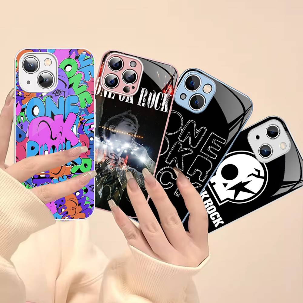 Japanese Rock O-ONE OK ROCK Band Tempered Glass For Iphone 14 13 12 11 Pro Mini XS MAX 14Plus X XS XR Cover