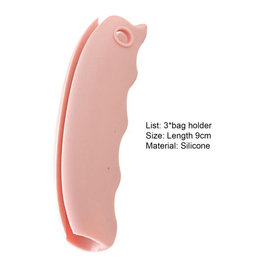 3 шт., эргономичная ручка, держатель для сумки, хорошо защищает силиконовая удобная ручка для продуктовой сумки, ручка для покупок