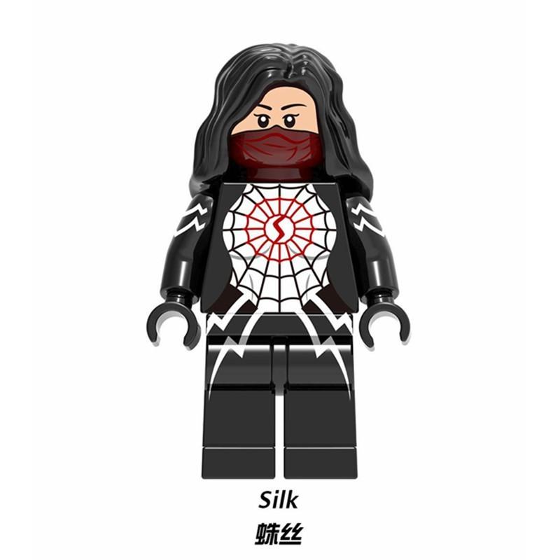 Набор минифигурок Человека-паука Lego Marvel Super Heroes Человек-паук вдали от дома Строительные блоки Игрушки для