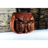 Real Bag Leather Womens Vintage Messenger Crossbody Purse Vintage Goat Leather