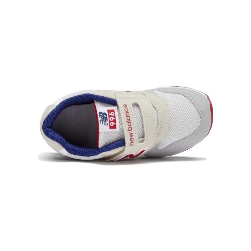 New Balance Удобная спортивная обувь с низким верхом для ходьбы, детская обувь, серая, бежевая, синяя IZ996JD3