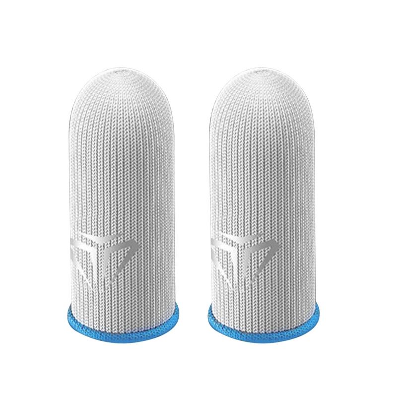 2 Pcs Mobile Game Fingertip Gloves Sweatproof Anti-slip Touch Screen Finger Sleeve Breathable Gaming Fingertip Cover For Gamer 5
