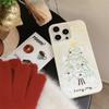 Ins Christmas Tree for IPhone16promax Mobile Phone Case 12 for Apple 15 Jelly Shell 11 Anti-fall 13 Soft 14