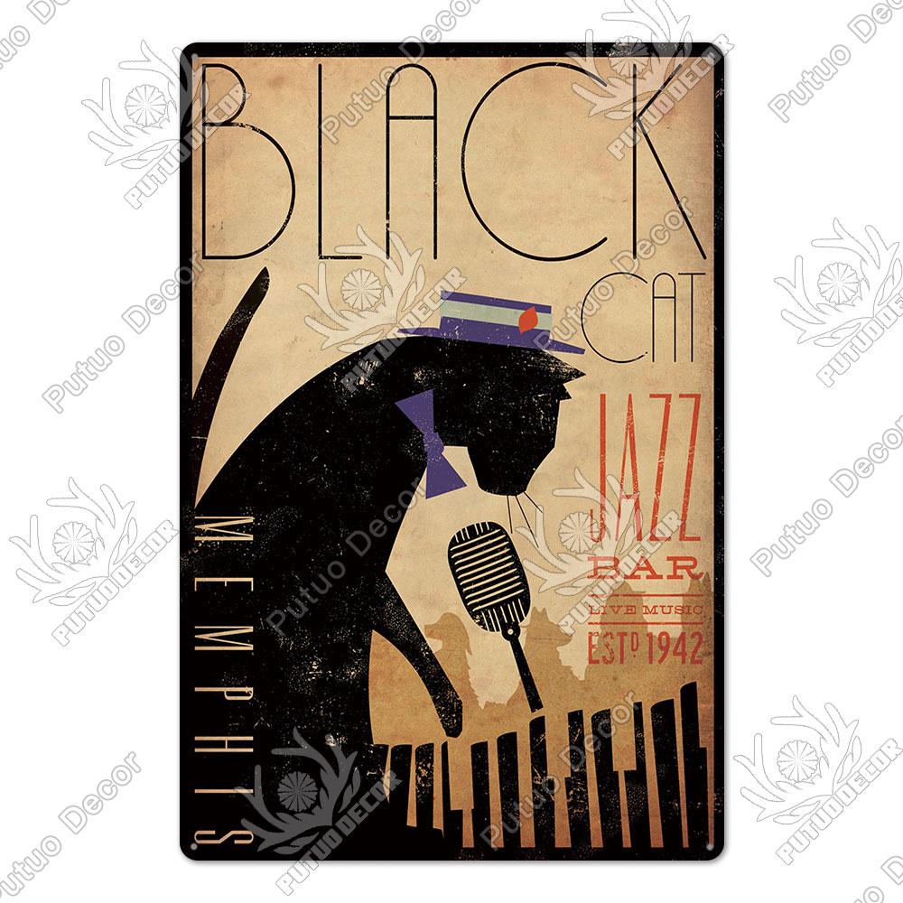 Декор Смешной знак кошки Винтажный металлический жестяной знак Прекрасный плакат о дружбе Аксессуары для кошек Гнездо любителя кошек Украшение стены дома