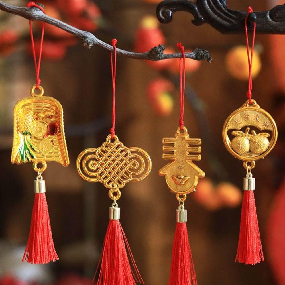 Декоративное змеиное годовое подарочное украшение Пластиковые бонсай Подвесные украшения Торговый центр