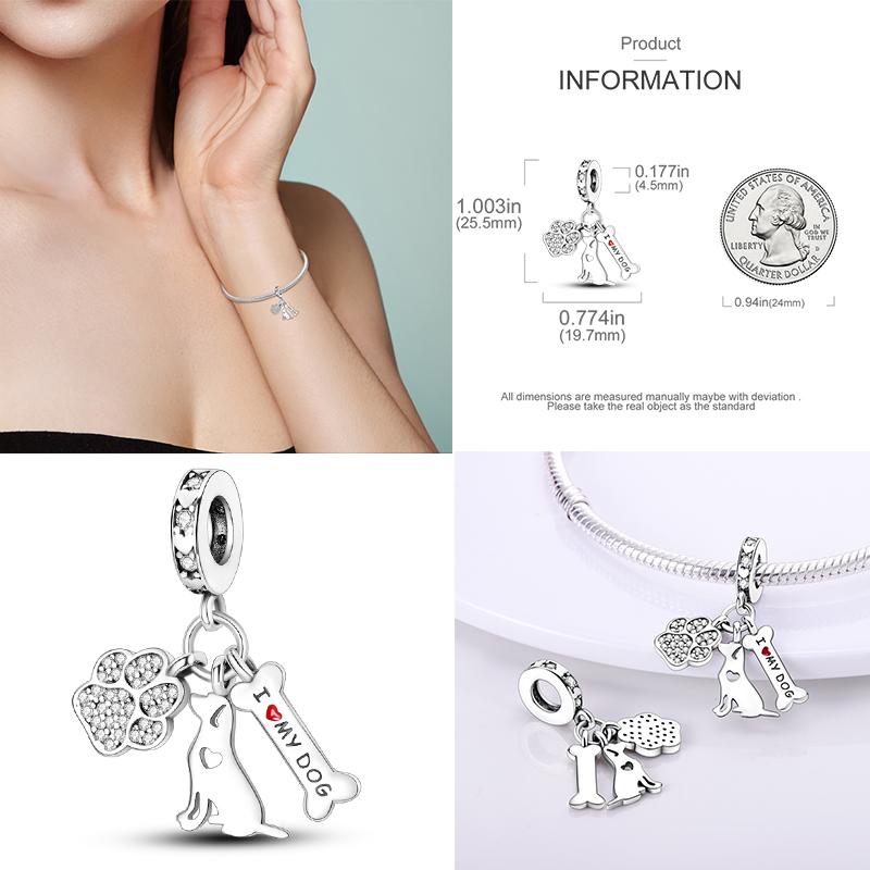 925 Стерлинговое Серебро Красочный Ловец Снов Светящийся Светлячок Подарок Самолет Земля Шармы Подходят Оригинальный Подвеска DIY Изготовление Ювелирных Изделий