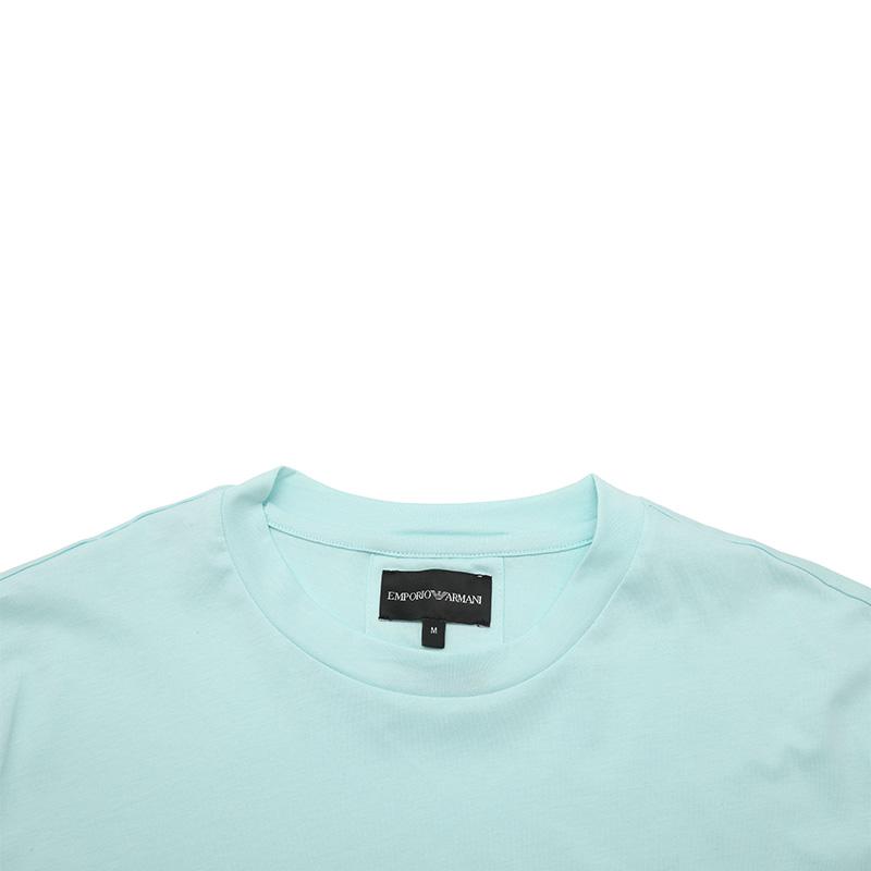 EMPORIO ARMANI FW23 T Shirt Men's Light Blue 8N1TN5-1JPZZ-0767