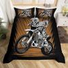 Комплект постельного белья для мотоцикла Dirt Bike, комплект постельного белья Extreme Sports, одеяло для мотокросса, покрывало Cool Motorcycle, покрывало Queen Size