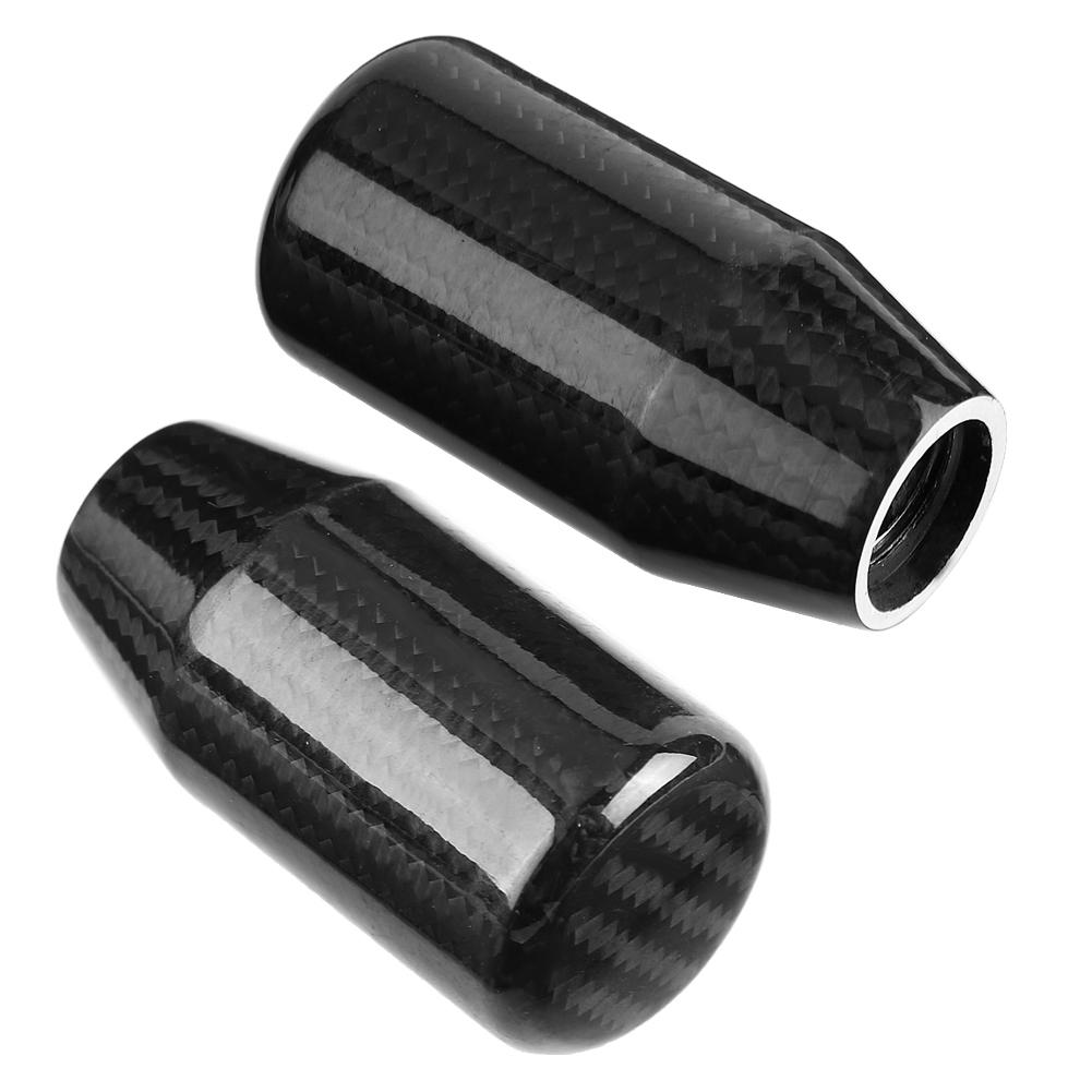 Car Modified Carbon Fiber Stand Head Manual Transmission Lever Knob Head Wave Stick Shift Knob
