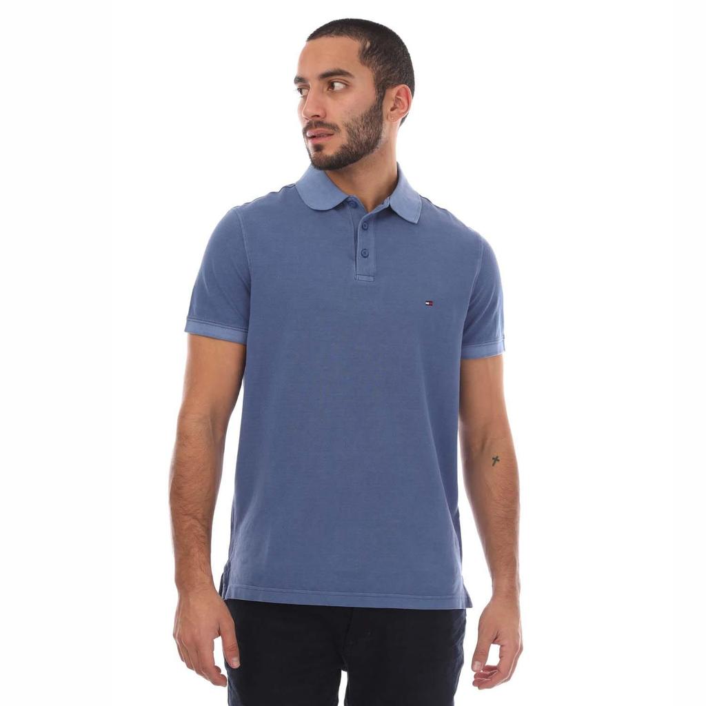 Tommy Hilfiger Mens Garment Dyed Regular Polo Shirt
