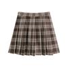 Plaid Jk Pleated Short Skirt A-line Skirt Women's Spring and Summer High Waist Was Thin College Style