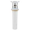 G1 1/4" Chrome Plated Stainless Steel Bathroom Basin Sink Pop Up Drain Assembly with Overflow