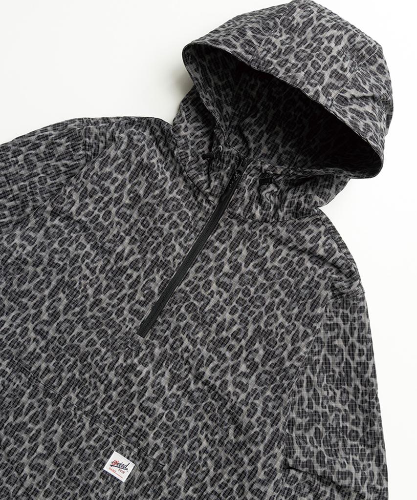 WEIRDWORLD Reflective Leopard Anorak Grey