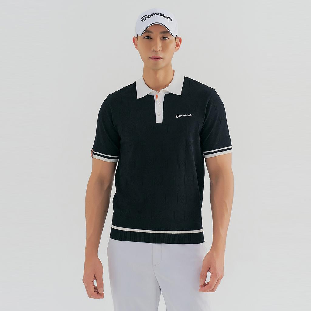 TAYLORMADE APPAREL Men'S Logo Scallop Collar Short Sleeve Knit T8031Sn2122-199