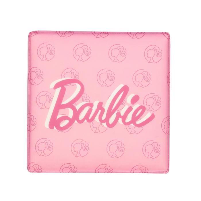 Pouf coffre de rangement à jouets barbie chambre enfant banc poupée malle box bac