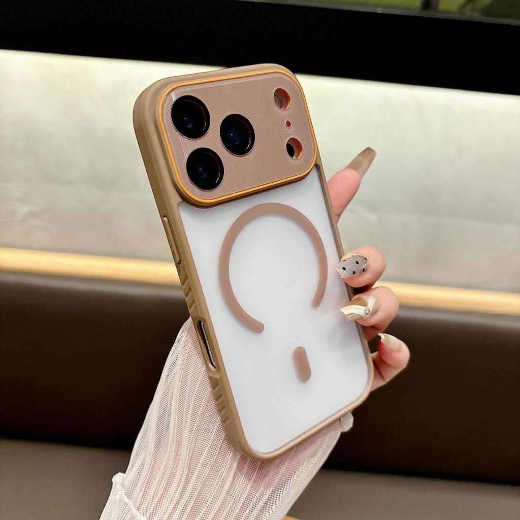 Подходит для iPhone 17 Магнитный чехол для телефона с большим окном Apple 16 Полный пакет Объектив Ударопрочный 15 Promax Защитный чехол