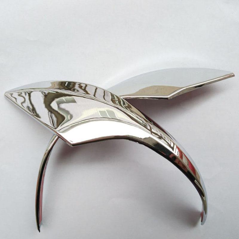 For Toyota Yaris Vitz 2017 2018 ABS Plastic Chrome Rear Side View Rearview Mirror Cover Trim Car