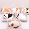 Creative Cat Nap Bamboo Charcoal Pad: Meowing Toy Kitten & Car Decoration
