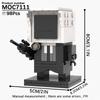 MOOXI Skibidi Туалет Кемпинг Набор MOC Кирпичи Игра Супер Титан Босс Вуфер ТВ Камера Динамик Сирена Человек Босс Строительные блоки Детские игрушки