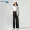 JEANSWEST Женские брюки широкого кроя с высокой посадкой из ткани Cool Milk Foam