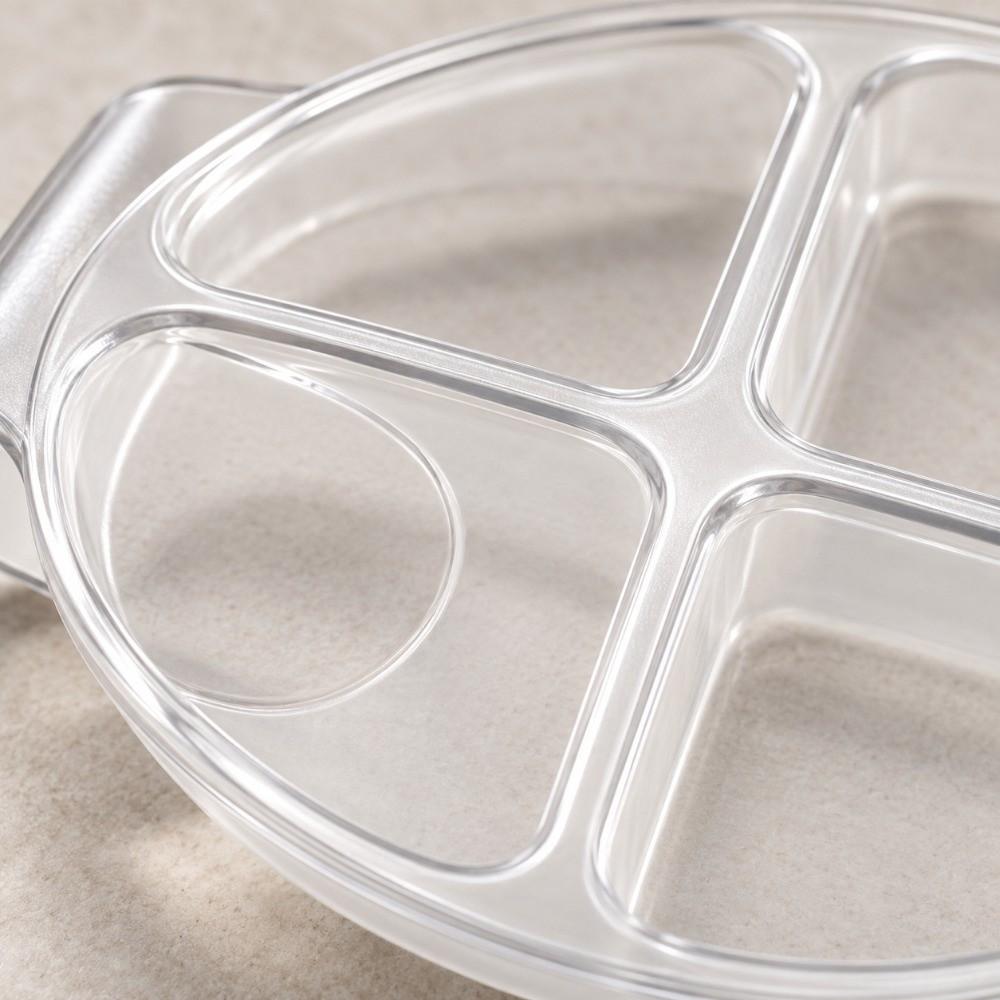 Acrylic Makeup Tray Handheld Type Color Mixer Mixing Tray Foundation Dish Face Makeup