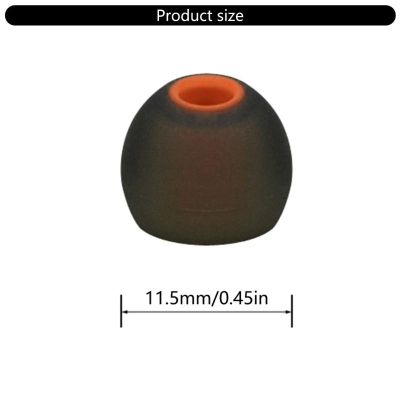 6 шт. сменных силиконовых насадок для наушников для T180a, T280a, T380a, T110bt, T115bt Улучшает звук