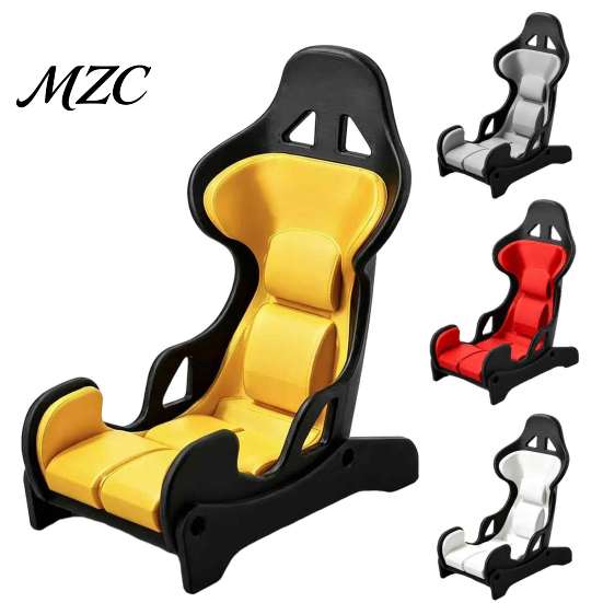 Racing Seat Phone Stand Holder, Desktop Stand, Adjustable Vertical and Horizontal Mobile Holder for Fans Viewing Angle Mount Office Gaming Room Decor