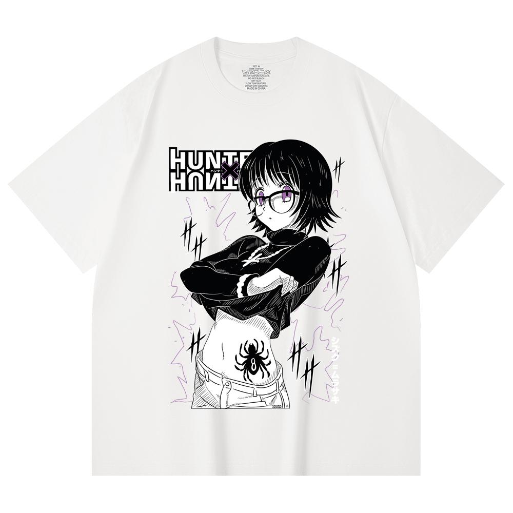 230 Gsm 100% Cotton HXH V9 Shizuku Print Unisex Heavy Cotton T Shirt