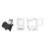 DC 12V/24V RS-555 Мотор Поршневой Воздушный Насос Высокое Всасывание -80Kpa Вакуумный Отрицательное Давление Насос Красота Пайка Вакуумная Упаковочная Машина