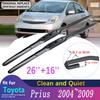 Дворники для Toyota Prius XW20 20 Touring 2004~2009 Щетки для лобового стекла Автоаксессуары 2005 2006 2007 2008