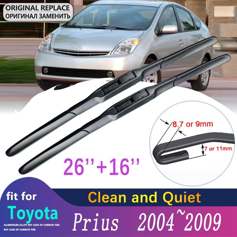 Дворники для Toyota Prius XW20 20 Touring 2004~2009 Щетки для лобового стекла Автоаксессуары 2005 2006 2007 2008