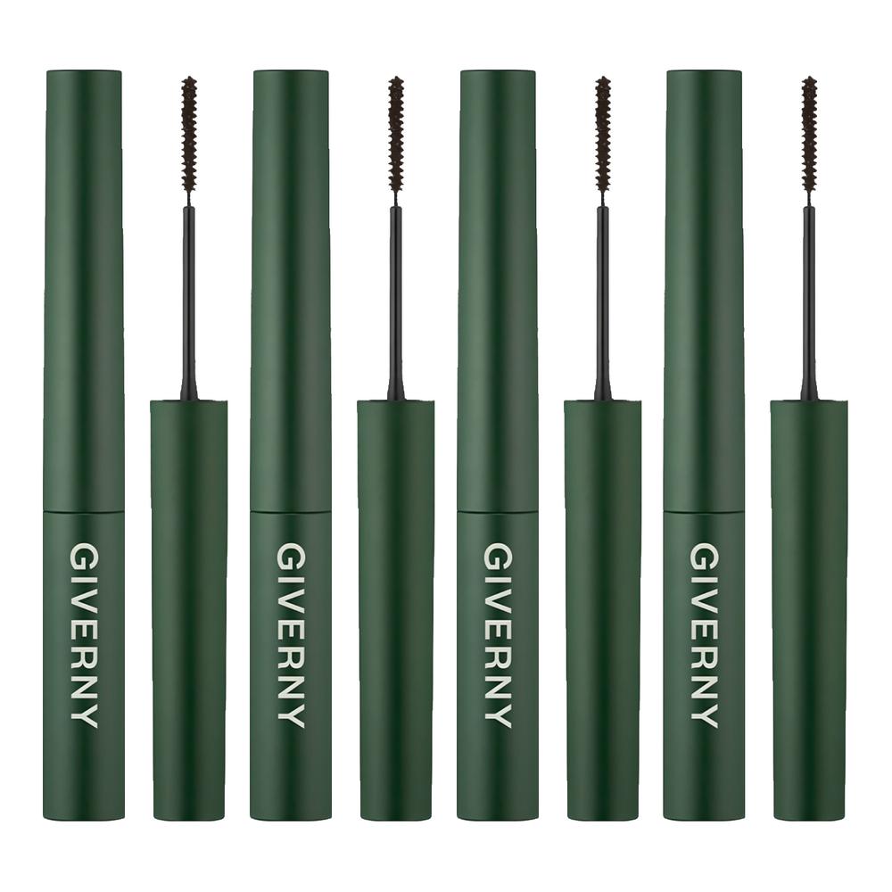 Giverny Close-fitting Sensitive Mascara 4g, 02 Black Brown, 4 pcs