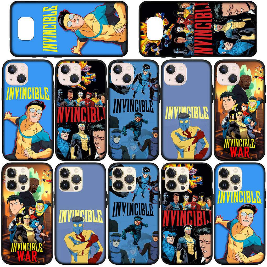 Чехол для телефона для iPhone 17 16 15 Plus Huawei P30 P20 Lite Redmi Note 14 12 11 13 Pro Max OPPO A60 A80 A40 A18 A38 A54 Постер I-Invincibles Коллаж Чехол