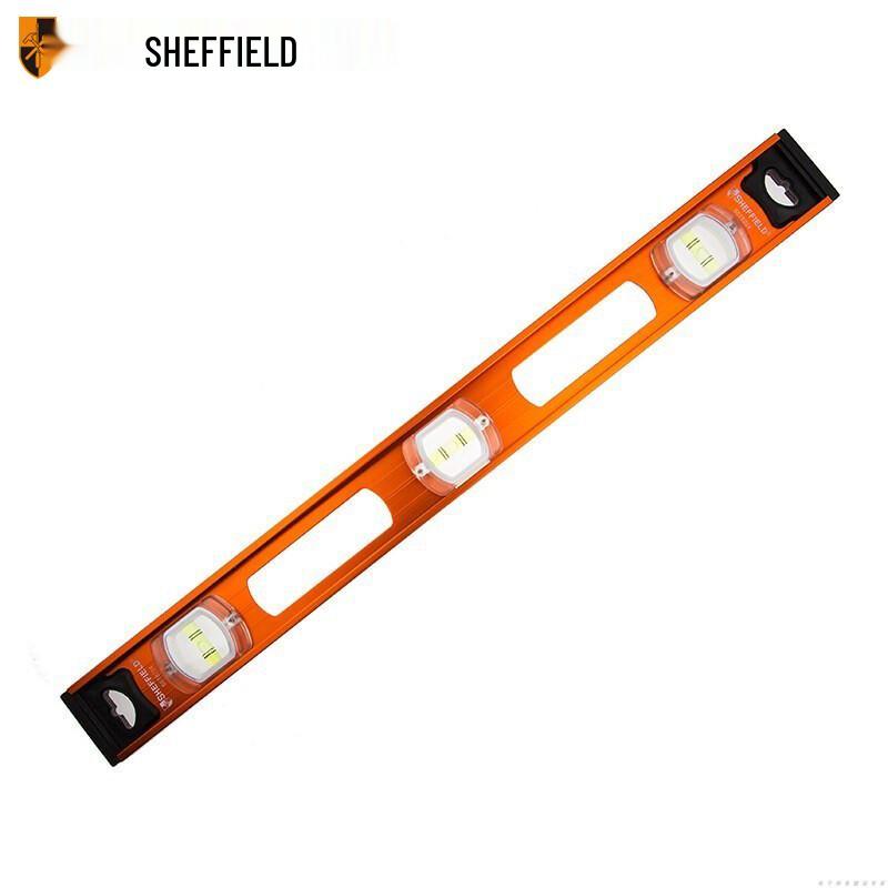 SHEFFIELD S078224 I-Beam Spirit Level