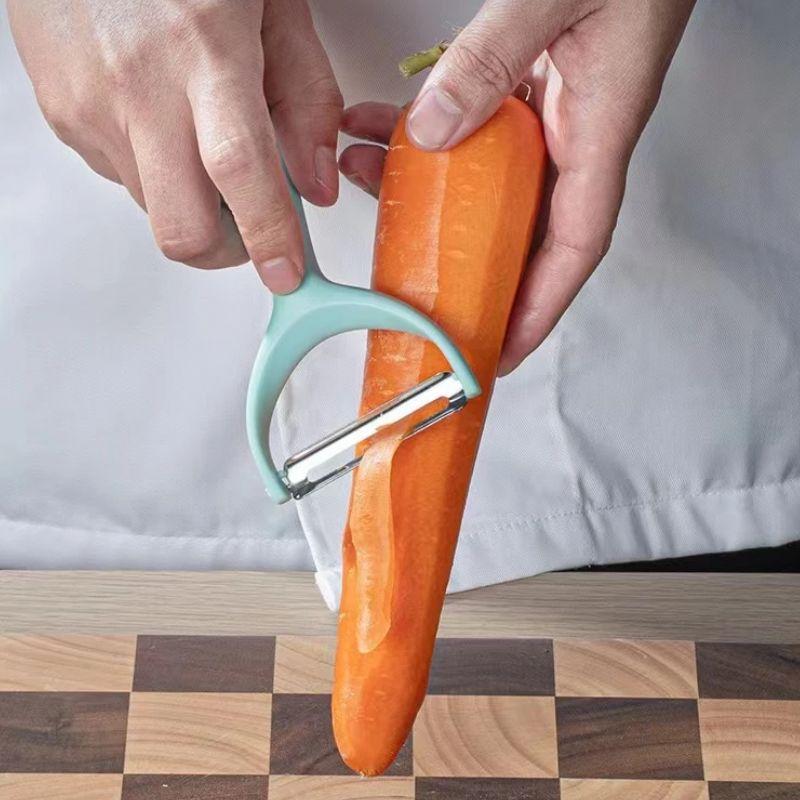 Нож для чистки овощей и фруктов Ручной рубанок Лезвие из нержавеющей стали Картофельная ломтерезка Кулинарные инструменты Кухонные принадлежности Гаджеты