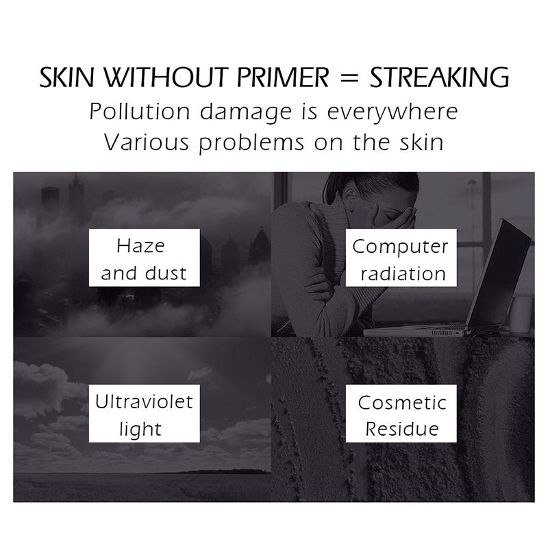 3 Color Isolation Cream Face Makeup Base Cream 40g Lasting Moisturizing Waterproof Oil-controlling Delicate Moisturizing and Brightening Skin Tone