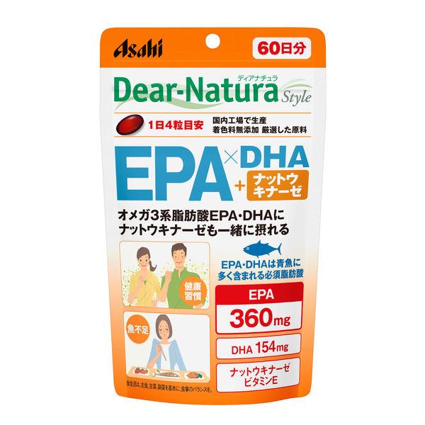 Asahi Supplement Dear Natura Style EPA DHA Nattokinase 60 days Soft Capsule