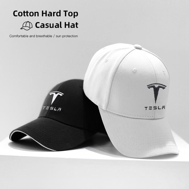 Для автомобиля Tesla Вышивка эмблемы Snapback Бейсболка Весна и Осень Открытый регулируемый Автомобильный логотип Повседневные кепки Шляпа от солнца