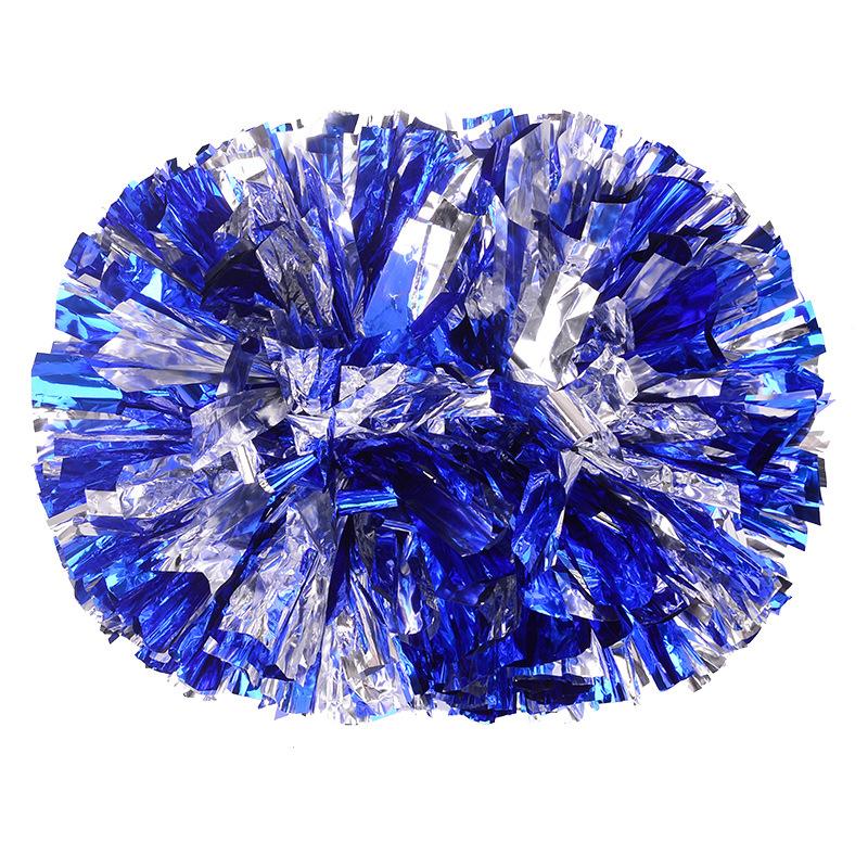 Женские разноцветные помпоны для черлидинга, шарики для черлидинга, черные и синие, золотые, серебряные, красные, зеленые, танцевальные аксессуары для черлидинга