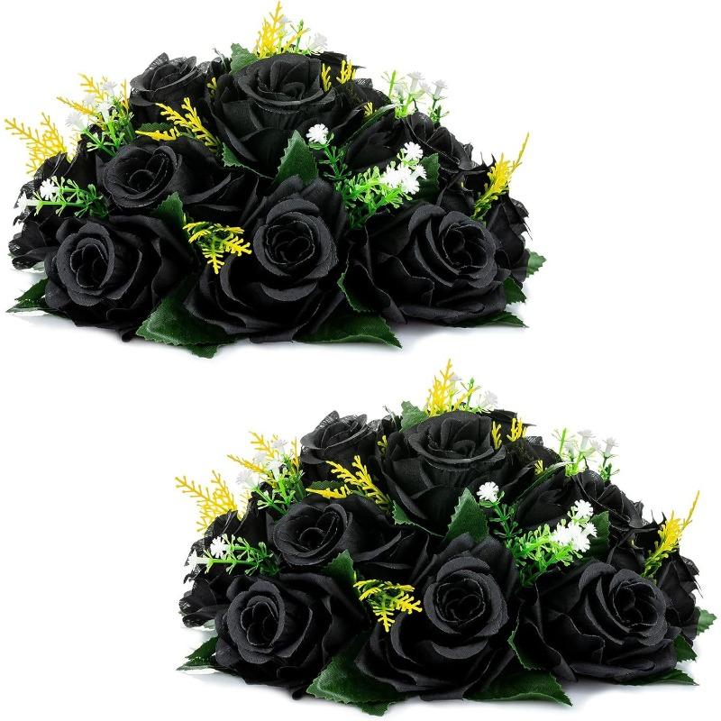 Simulation Flower Wedding Series Guide Ornament Dining Table Fake Flower Living Room Hotel Turntable Middle Desktop Decoration Flower
