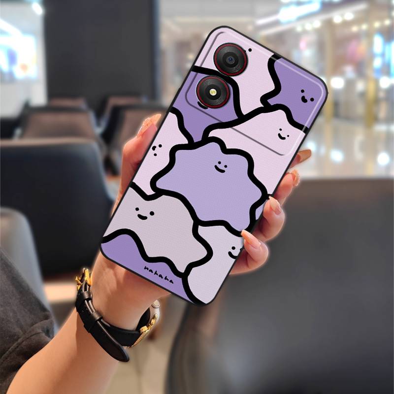 Милый ТПУ чехол для телефона ZTE Blade A34 Защитный Прочный Чехол для телефона Модный дизайн Водонепроницаемый Силиконовый Противоударный