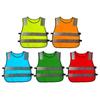 Comfortable Kids Safety Vest High Visibility Traffic Waistcoat Sleeveless Reflective Vest  Outdoor