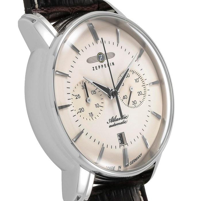 [Zeppelin] Atlantic 8422-5 43mm Ivory Men's Automatic Watch