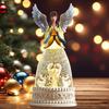 Музыкальный Рождественский Снежный Шар Украшение Фигурка Ангела Коллекционный Настольный Орнамент для
