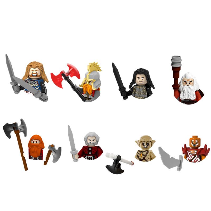 Military Building Blocks Solider Figures Movie Science Fiction Series Weapons Shield Knight Toys Gifts Medieval Mini Bricks MOC