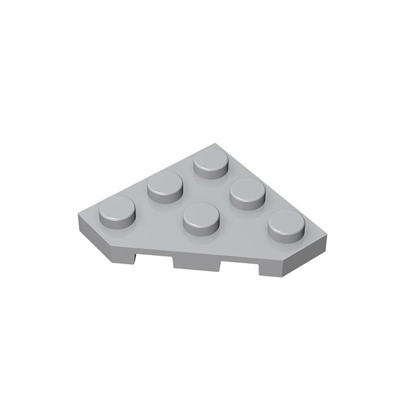 10 шт. 2450 Совместимый Набор Строительных Блоков MOC - Пластина 3x3 Угловая Обрезанная Доска DIY Сборка Образовательная Игрушка для Детей Подарок