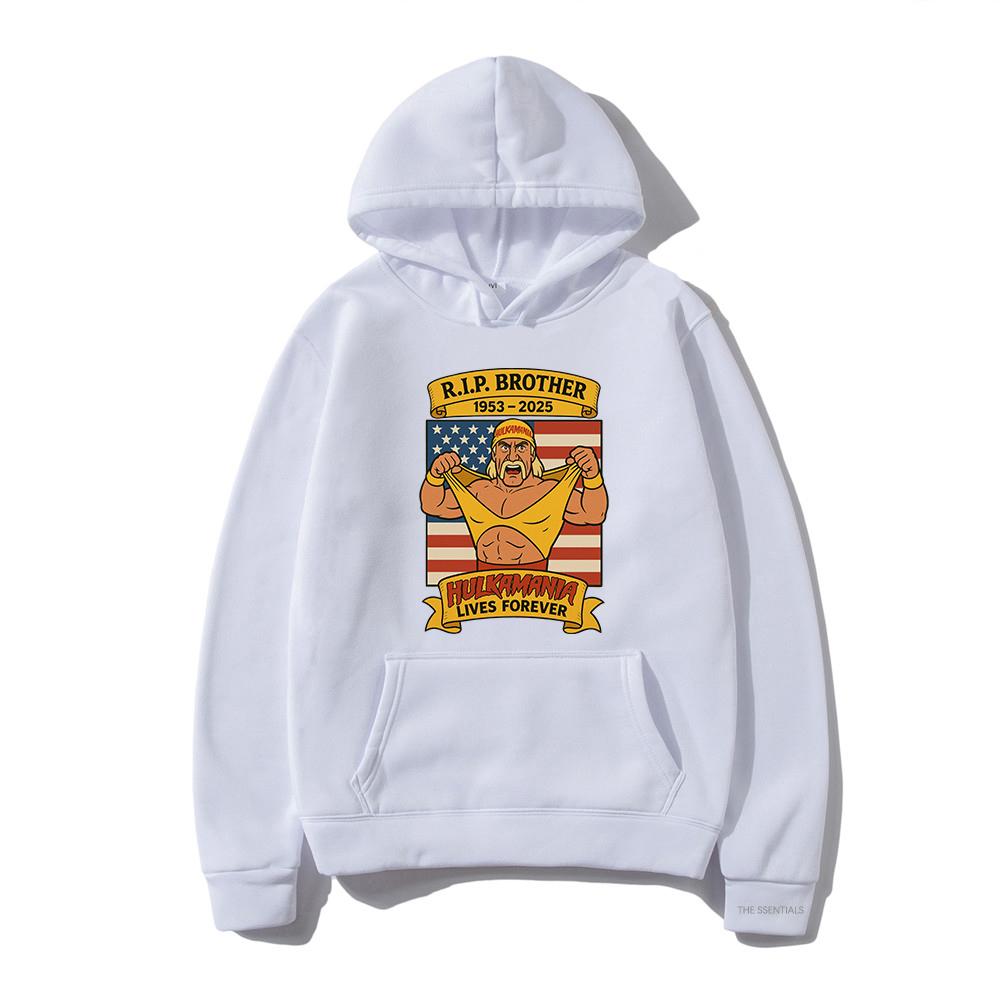 RIP Hulk Hogan Hoodie 2025 Classic Men/women Hoodies Harajuku Winter Clothes for Lover Days Gifts Pullover Sweatshirt Vintage