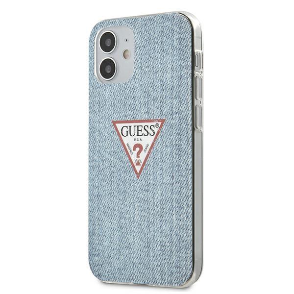 Etui do iPhone 12 mini Guess Jeans Collection Niebieskie