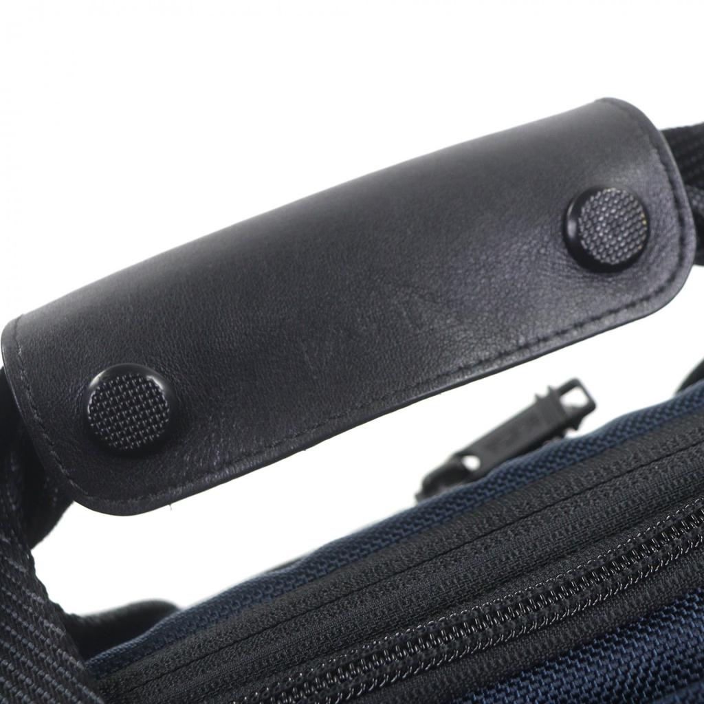 Great TUMI Briefcase BRAVO ALPHA Navy Nylon mens 232308NVY Used